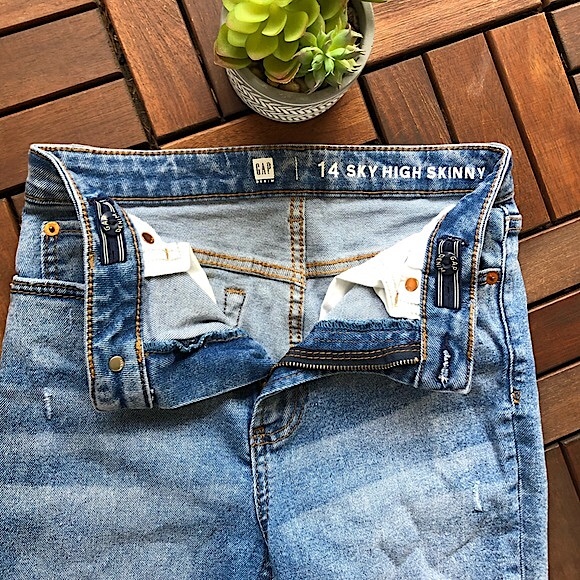Gap Teen - Sky High Skinny Jean - Size Teen 14 ✨ EUC ✨ - Picture 3 of 5